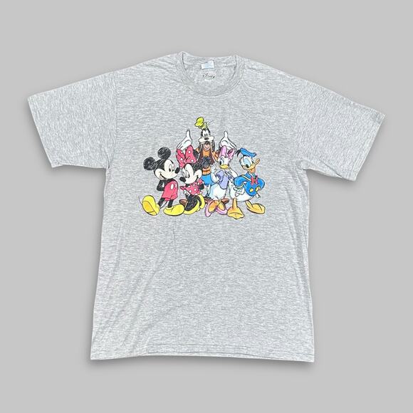 Disney Other - Disney Mickey & Friends Gray Graphic T-Shirt – Size M